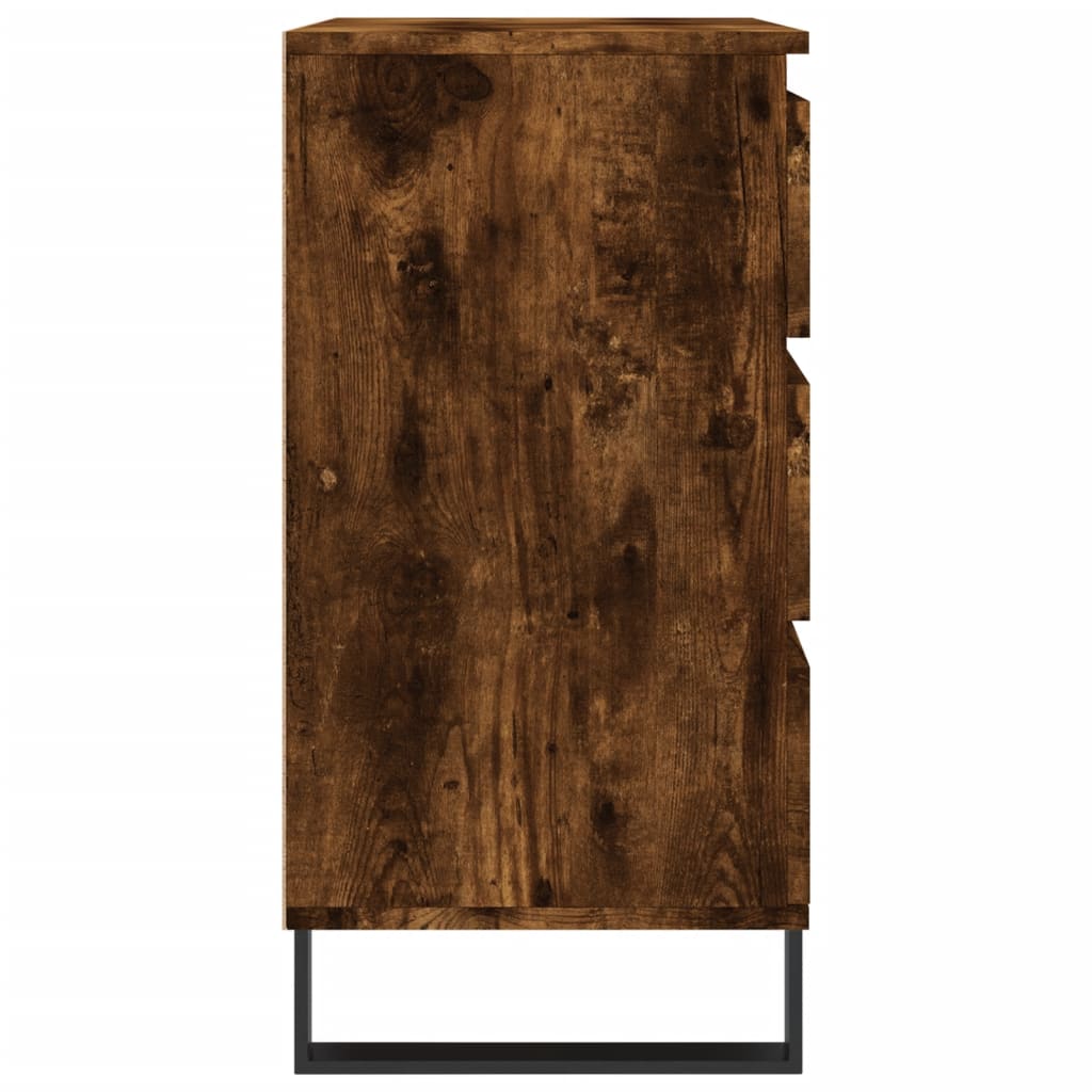 Příborník Kouřový Dub 60 X 35 X 70 Cm Kompozitní Dřevo