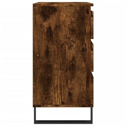Příborník Kouřový Dub 60 X 35 X 70 Cm Kompozitní Dřevo