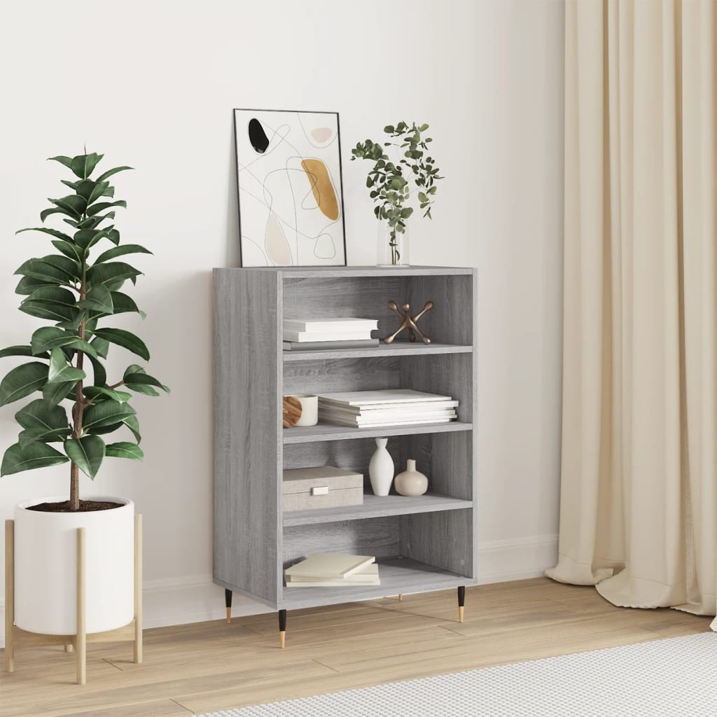 Skříň Highboard 57 X 35 X 90 Cm Kompozitní Dřevo