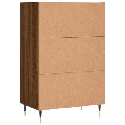 Skříň Highboard 57 X 35 X 90 Cm Kompozitní Dřevo