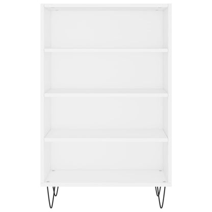 Skříň Highboard Bílá 57 X 35 X 90 Cm Kompozitní Dřevo