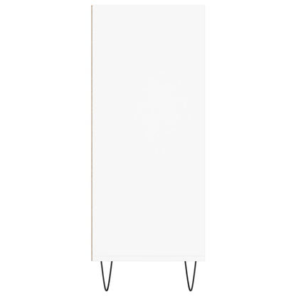 Skříň Highboard Bílá 57 X 35 X 90 Cm Kompozitní Dřevo