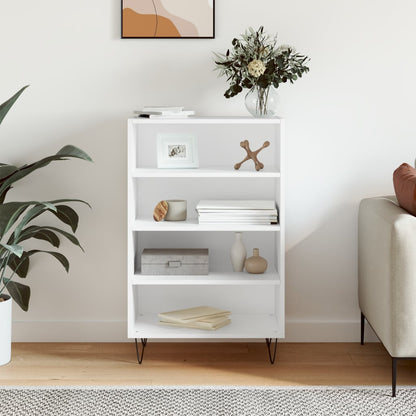 Skříň Highboard Bílá 57 X 35 X 90 Cm Kompozitní Dřevo
