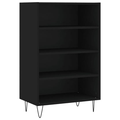 Skříň Highboard Černá 57 X 35 X 90 Cm Kompozitní Dřevo