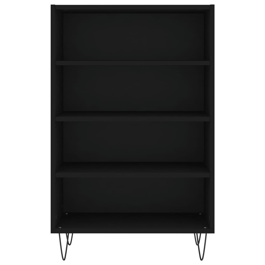 Skříň Highboard Černá 57 X 35 X 90 Cm Kompozitní Dřevo