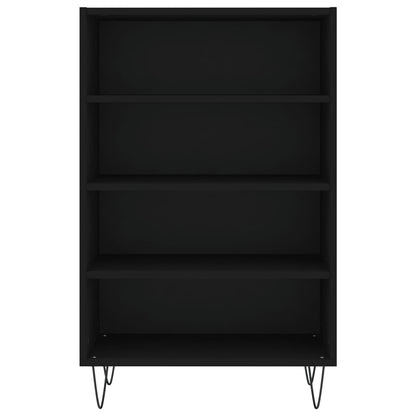 Skříň Highboard Černá 57 X 35 X 90 Cm Kompozitní Dřevo