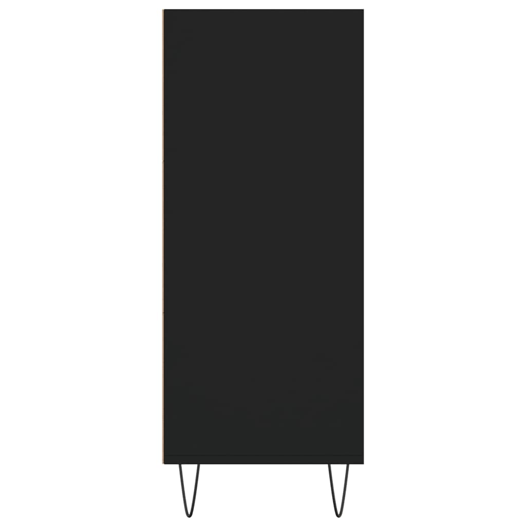 Skříň Highboard Černá 57 X 35 X 90 Cm Kompozitní Dřevo