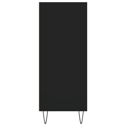 Skříň Highboard Černá 57 X 35 X 90 Cm Kompozitní Dřevo