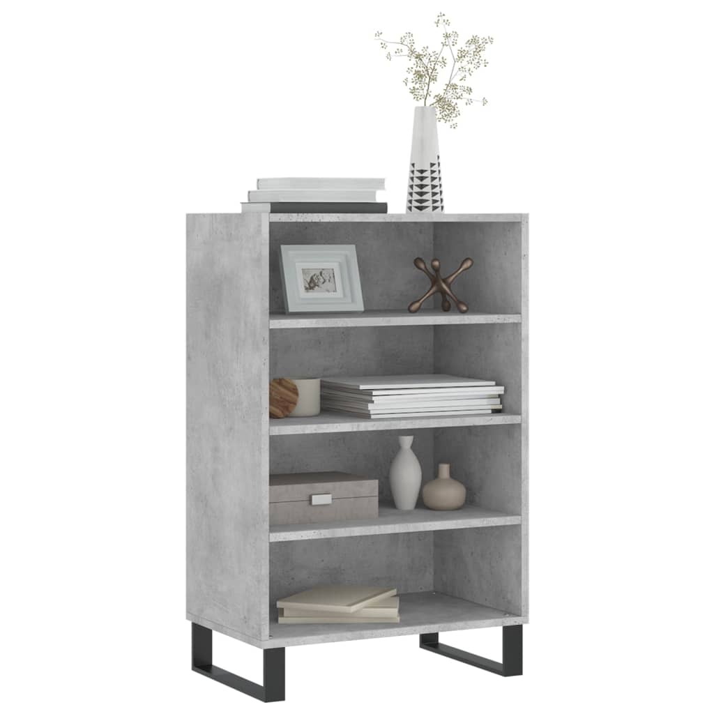 Skříň Highboard Betonově Šedá 57 X 35 X 90 Cm Kompozitní Dřevo
