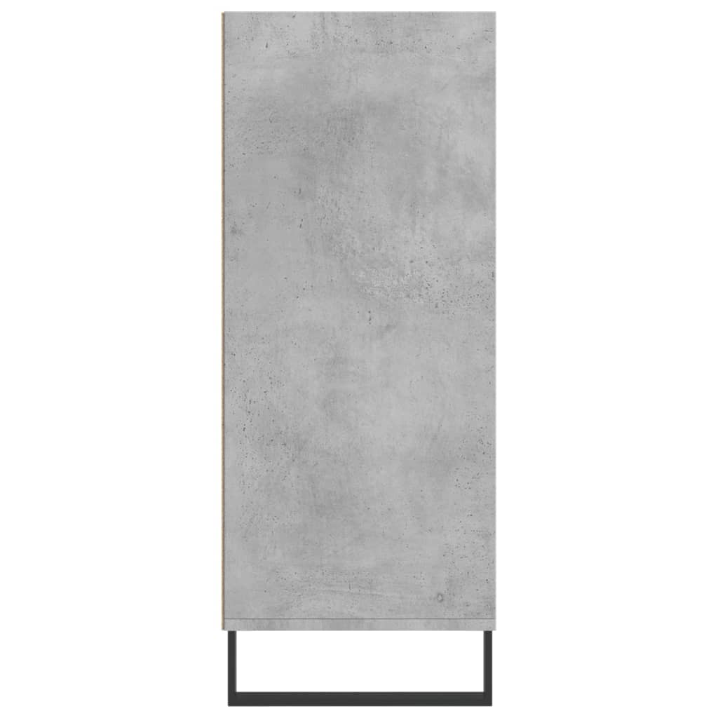 Skříň Highboard Betonově Šedá 57 X 35 X 90 Cm Kompozitní Dřevo