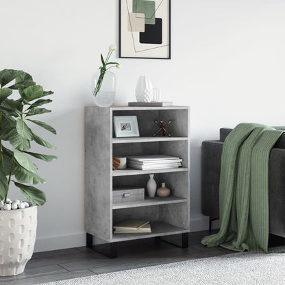 Skříň Highboard Betonově Šedá 57 X 35 X 90 Cm Kompozitní Dřevo