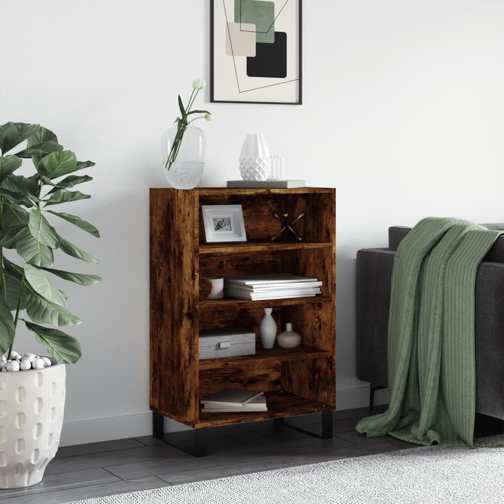 Skříň Highboard Betonově Šedá 57 X 35 X 90 Cm Kompozitní Dřevo