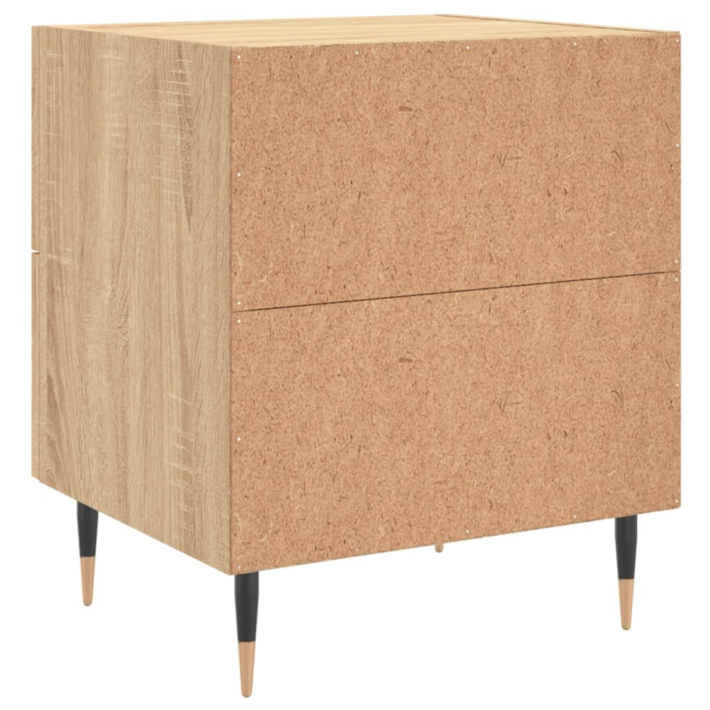 Noční Stolek Dub Sonoma 40 X 35 X 47,5 Cm Kompozitní Dřevo
