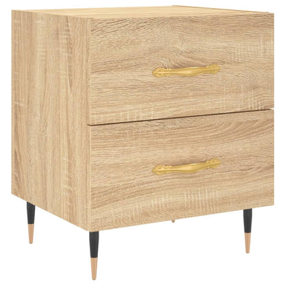Noční Stolky 2 Ks Dub Sonoma 40 X 35 X 47,5 Cm Kompozitní Dřevo