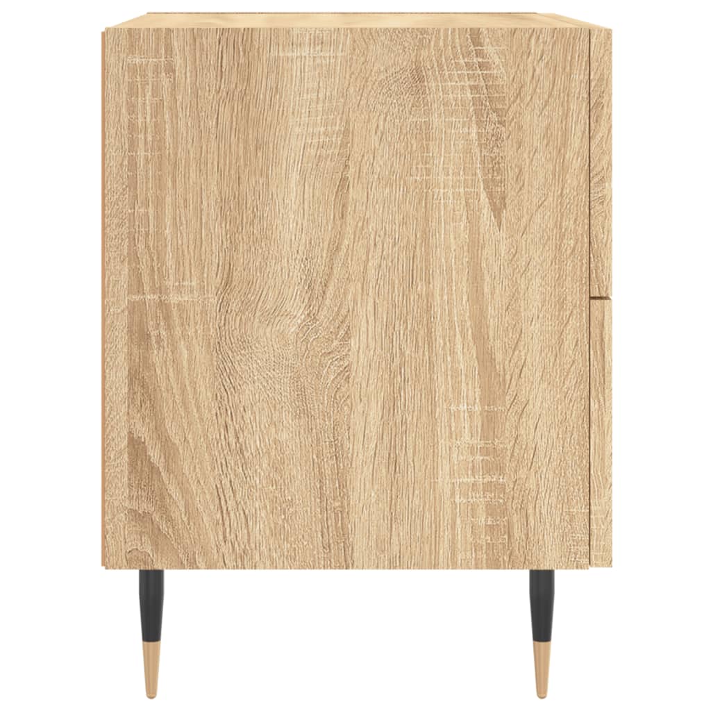 Noční Stolky 2 Ks Dub Sonoma 40 X 35 X 47,5 Cm Kompozitní Dřevo
