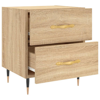 Noční Stolky 2 Ks Dub Sonoma 40 X 35 X 47,5 Cm Kompozitní Dřevo