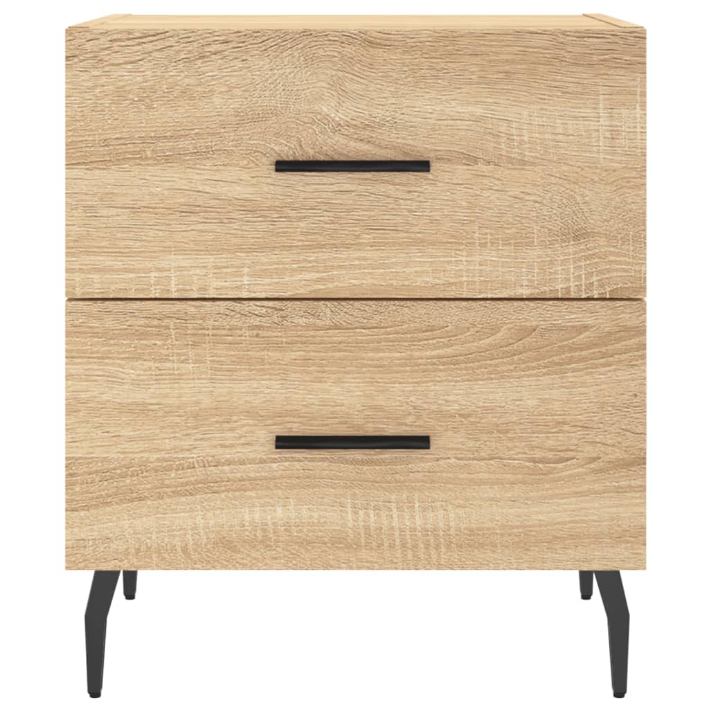 Noční Stolky 2 Ks Dub Sonoma 40 X 35 X 47,5 Cm Kompozitní Dřevo