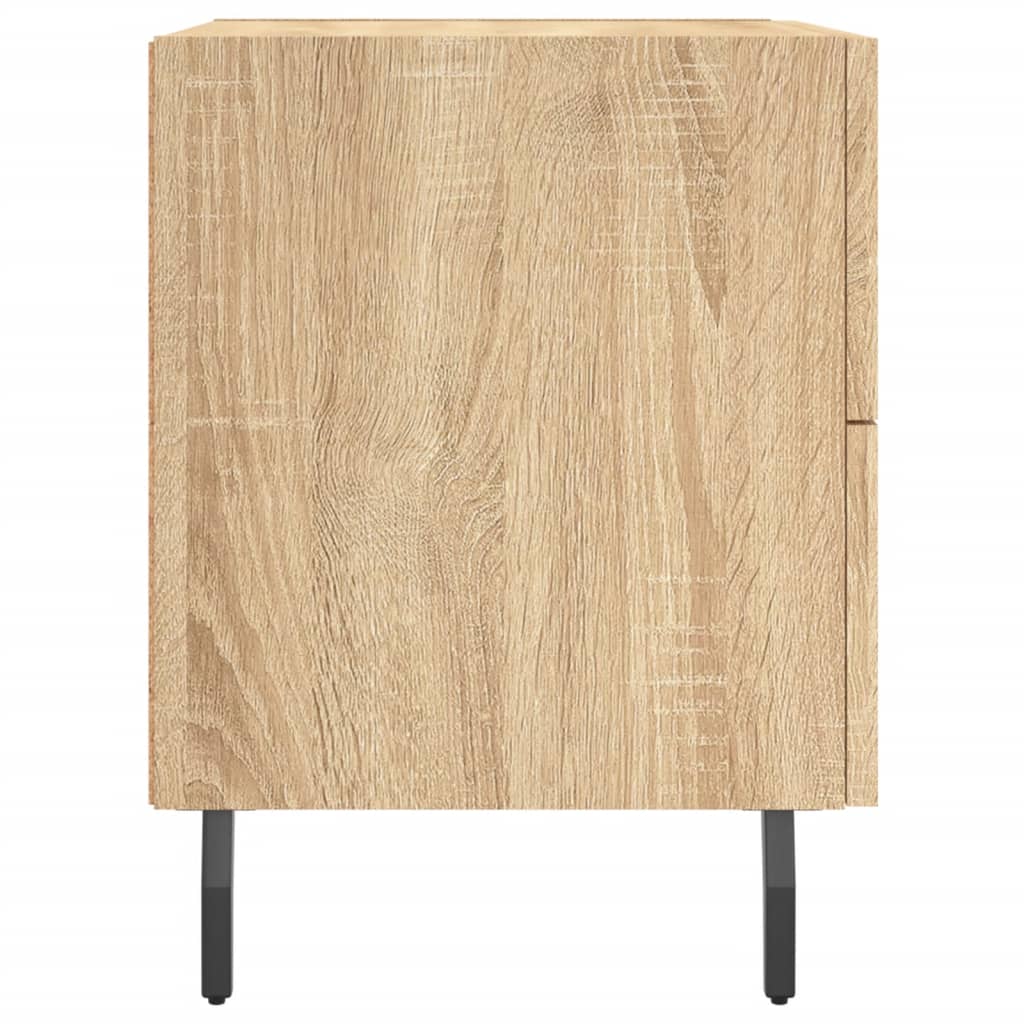 Noční Stolky 2 Ks Dub Sonoma 40 X 35 X 47,5 Cm Kompozitní Dřevo