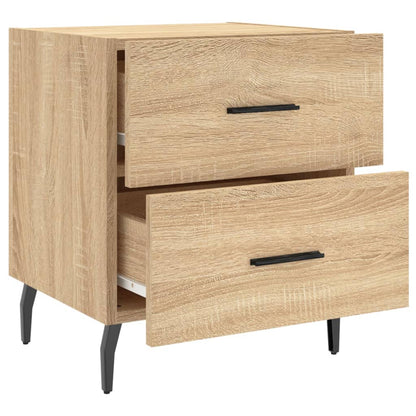 Noční Stolky 2 Ks Dub Sonoma 40 X 35 X 47,5 Cm Kompozitní Dřevo