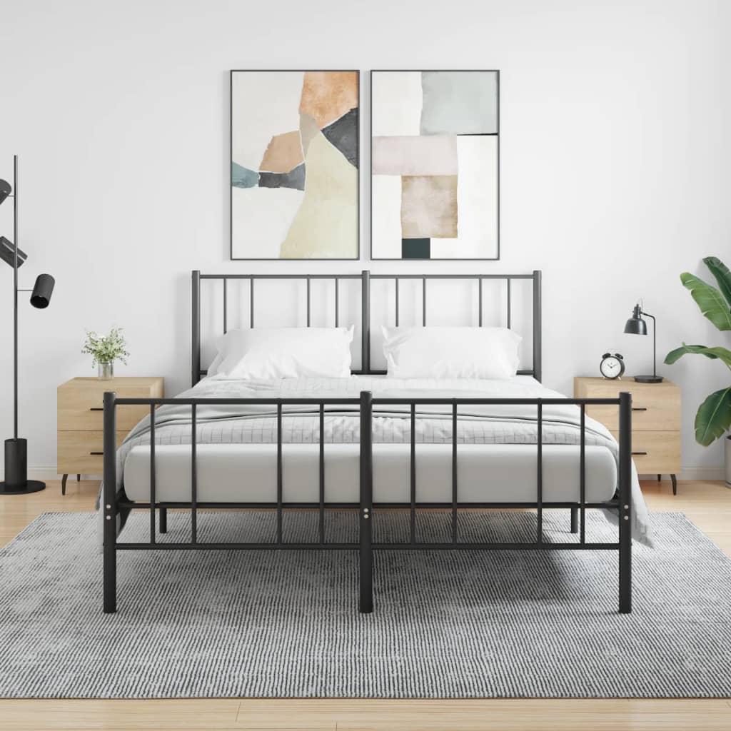 Noční Stolky 2 Ks Dub Sonoma 40 X 35 X 47,5 Cm Kompozitní Dřevo