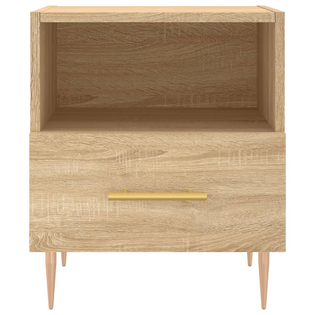 Noční Stolek Dub Sonoma 40 X 35 X 47,5 Cm Kompozitní Dřevo