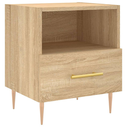 Noční Stolky 2 Ks Dub Sonoma 40 X 35 X 47,5 Cm Kompozitní Dřevo