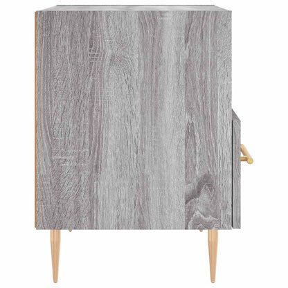 Noční Stolky 2 Ks Šedé Sonoma 40X35X47,5 Cm Kompozitní Dřevo