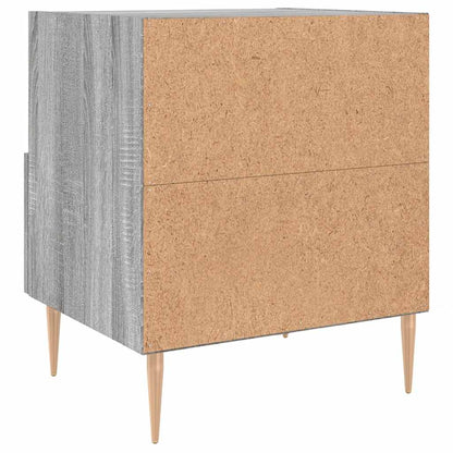 Noční Stolky 2 Ks Šedé Sonoma 40X35X47,5 Cm Kompozitní Dřevo