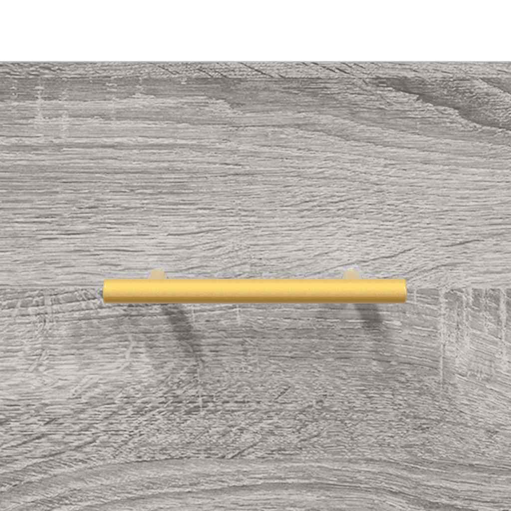 Noční Stolky 2 Ks Šedé Sonoma 40X35X47,5 Cm Kompozitní Dřevo