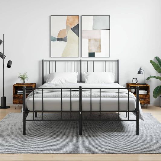 Noční Stolky 2 Ks 40X35X47,5 Cm Kompozitní Dřevo