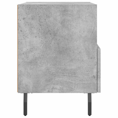Noční Stolky 2 Ks Betonově Šedé 40X35X47,5 Cm Kompozitní Dřevo