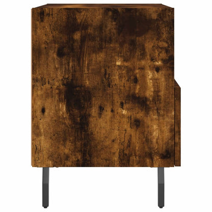Noční Stolky 2 Ks Kouřový Dub 40X35X47,5 Cm Kompozitní Dřevo