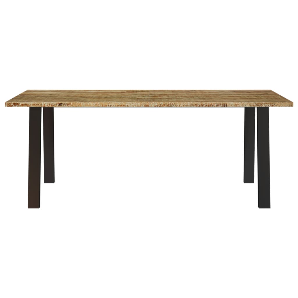 Jídelní Stůl 200 X 90 X 75 Cm Masivní Akáciové Dřevo