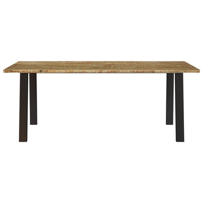 Jídelní Stůl 200 X 90 X 75 Cm Masivní Akáciové Dřevo