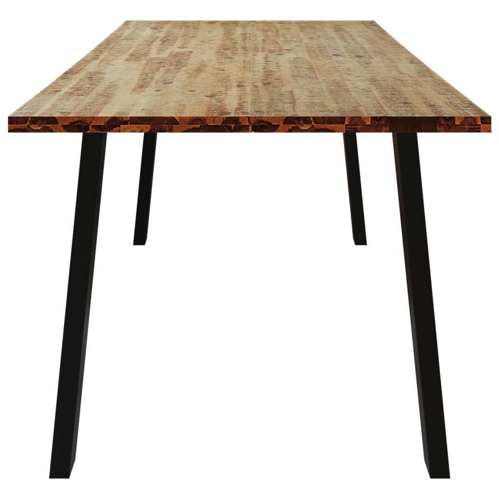 Jídelní Stůl 200 X 90 X 75 Cm Masivní Akáciové Dřevo