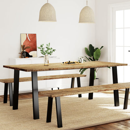 Jídelní Stůl 200 X 90 X 75 Cm Masivní Akáciové Dřevo