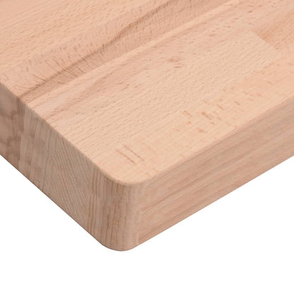 Stolní Deska 60 X 40 X 4 Cm Obdélníková Masivní Bukové Dřevo