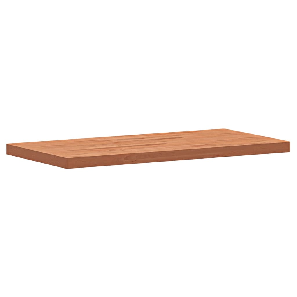 Stolní Deska 100 X 50 X 4 Cm Obdélníková Masivní Bukové Dřevo
