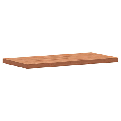 Stolní Deska 100 X 50 X 4 Cm Obdélníková Masivní Bukové Dřevo