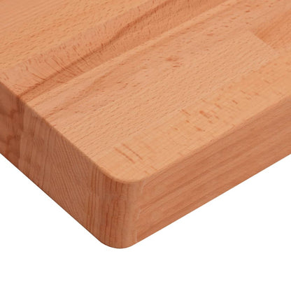Stolní Deska 100 X 50 X 4 Cm Obdélníková Masivní Bukové Dřevo