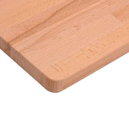 Pracovní Stůl 80 X 55 X 81,5 Cm Masivní Bukové Dřevo A Kov