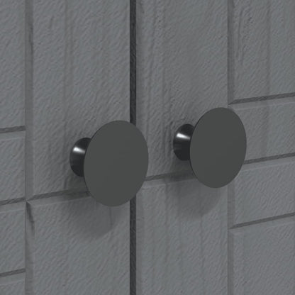 Šatní Skříň Bodo Šedá 146X53,5X173 Cm Masivní Borové Dřevo