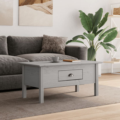 Konferenční Stolek Bodo Bílý 100 X 55 X 46 Cm Masivní Borovice