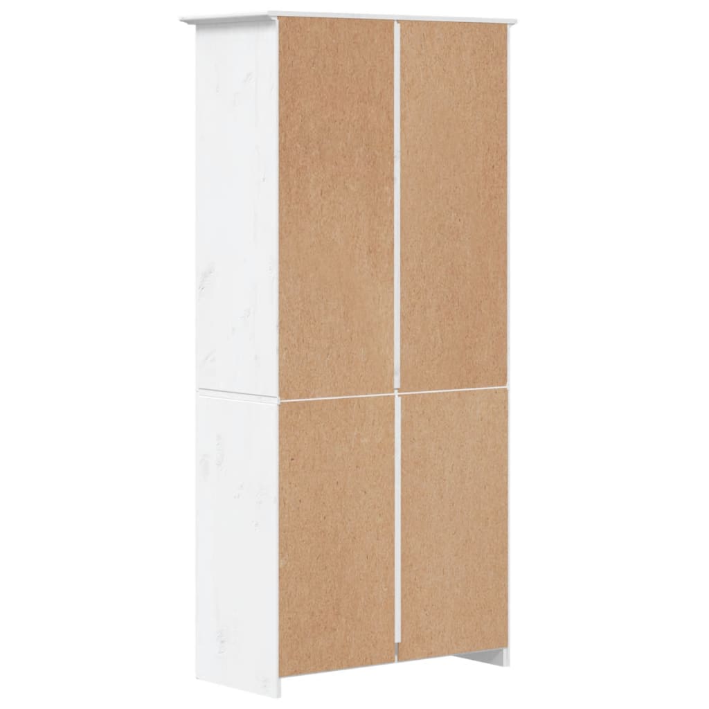 Knihovna Bodo 82X40X173 Cm Masivní Borovice 5Patrová