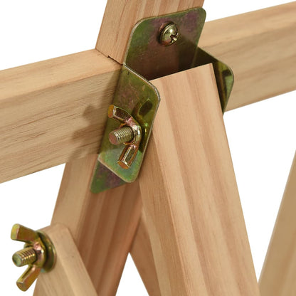 Malířský Stojan 53,5 X 95 X 127 Cm Masivní Borové Dřevo