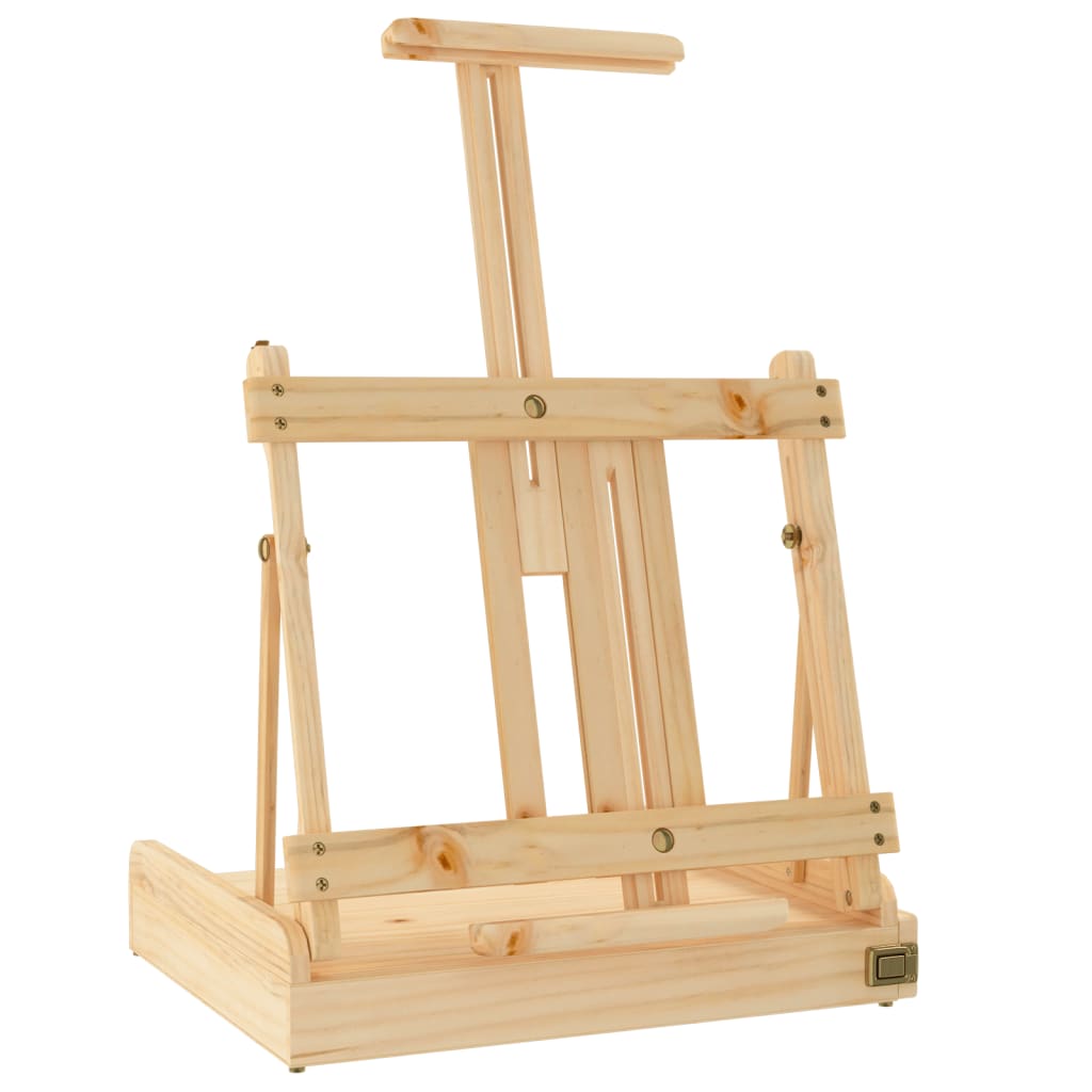 Stolní Malířský Stojan Se Zásuvkou 41,5X37X12 Cm Masivní Buk
