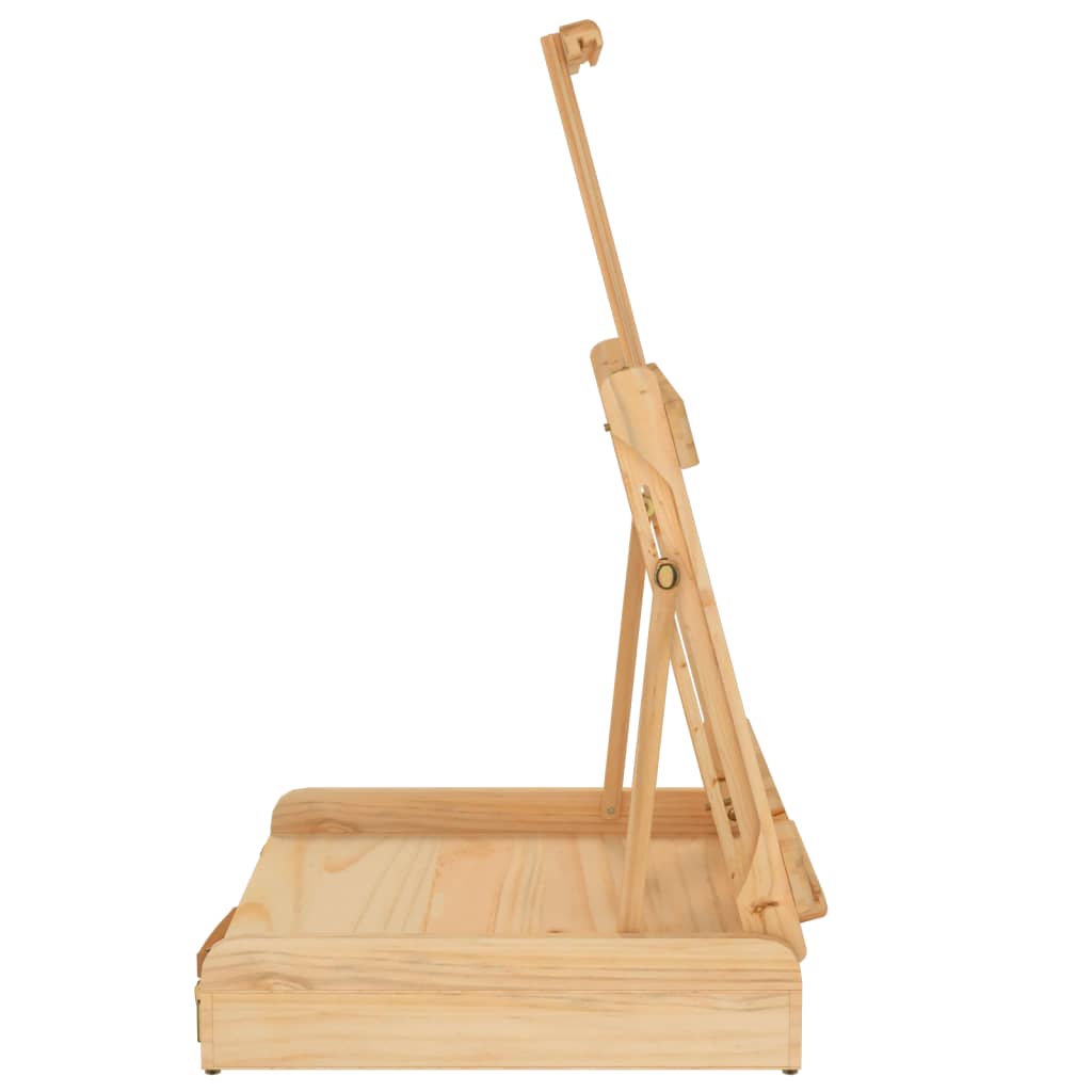 Stolní Malířský Stojan Se Zásuvkou 41,5X37X12 Cm Masivní Buk