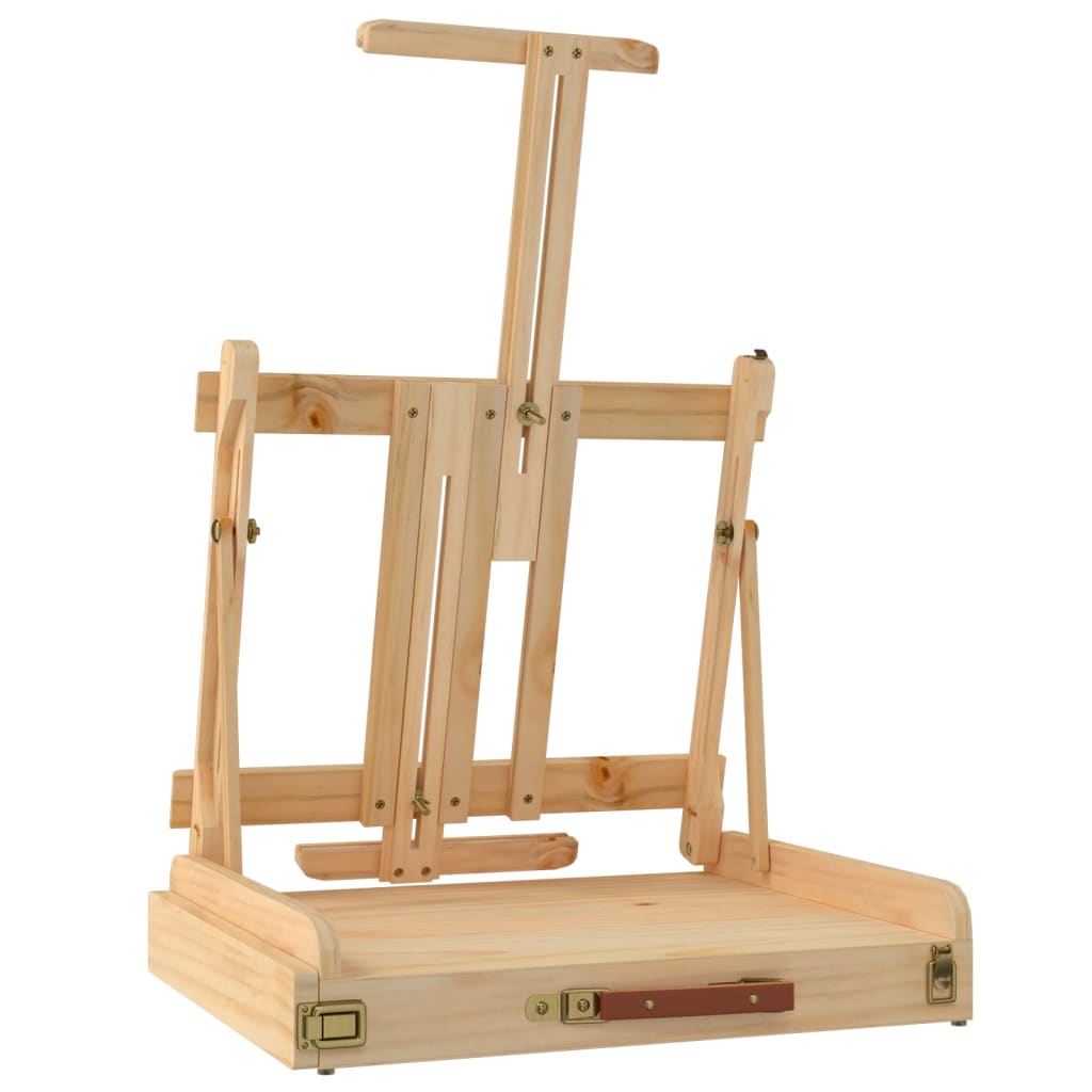 Stolní Malířský Stojan Se Zásuvkou 41,5X37X12 Cm Masivní Buk
