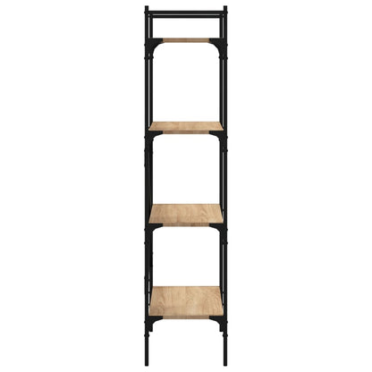 Knihovna Se 4 Policemi 56 X 31,5 X 138,5 Cm Kompozit
