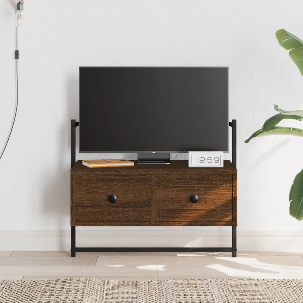 Tv Skříňka Nástěnná 100,5X30X51 Cm Kompozitní Dřevo